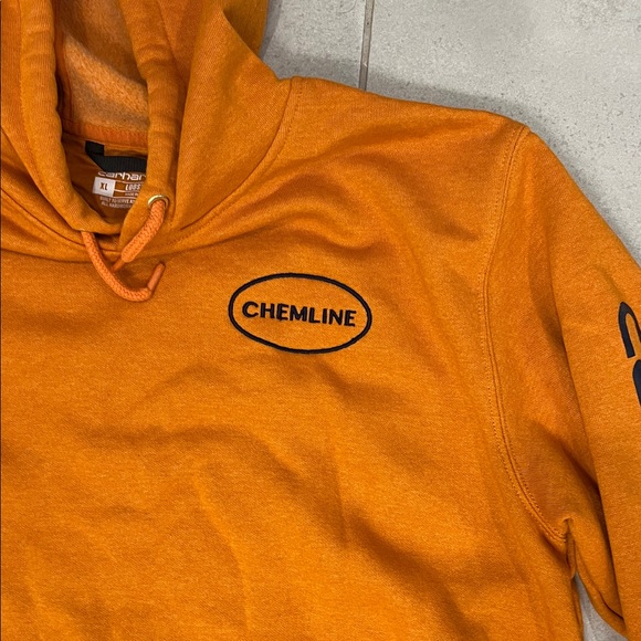 CARHARTT Orange Hoodie-Men’s Size XL - Picture 6 of 7